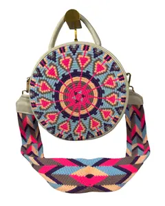 WAYUU LEATHER ROUND BAG FUSION