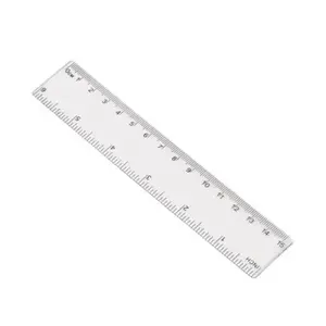 Transparent Non-Slip Scale Student Ruler, High-Precision Drawing Measuring Tool, Planner Geometry Study Plastic Ruler, Eco-Friendly Durable Study Essential