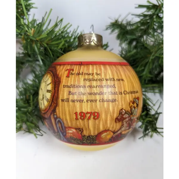 Vintage Hallmark 1979 Christmas Traditions Ornament