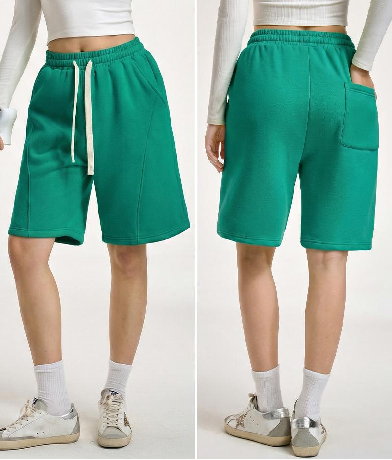 Women’s casual athletic shorts  drawstring, elastic waistband—suitable for outdoor sports, fitness, running, and casual wear; women’s shorts, athletic shorts, womenswear