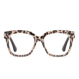 DIFF Ava Leopard Tortoise Blue Light Reading Glasses
