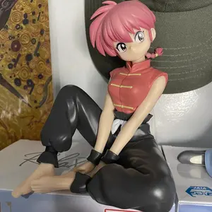Original BANDAINAMCO BANPRESTO Ranma 1/2 Relax Time Shampoo Tendou Akane Ranma PVC Figure Model Collector Figurine Toy