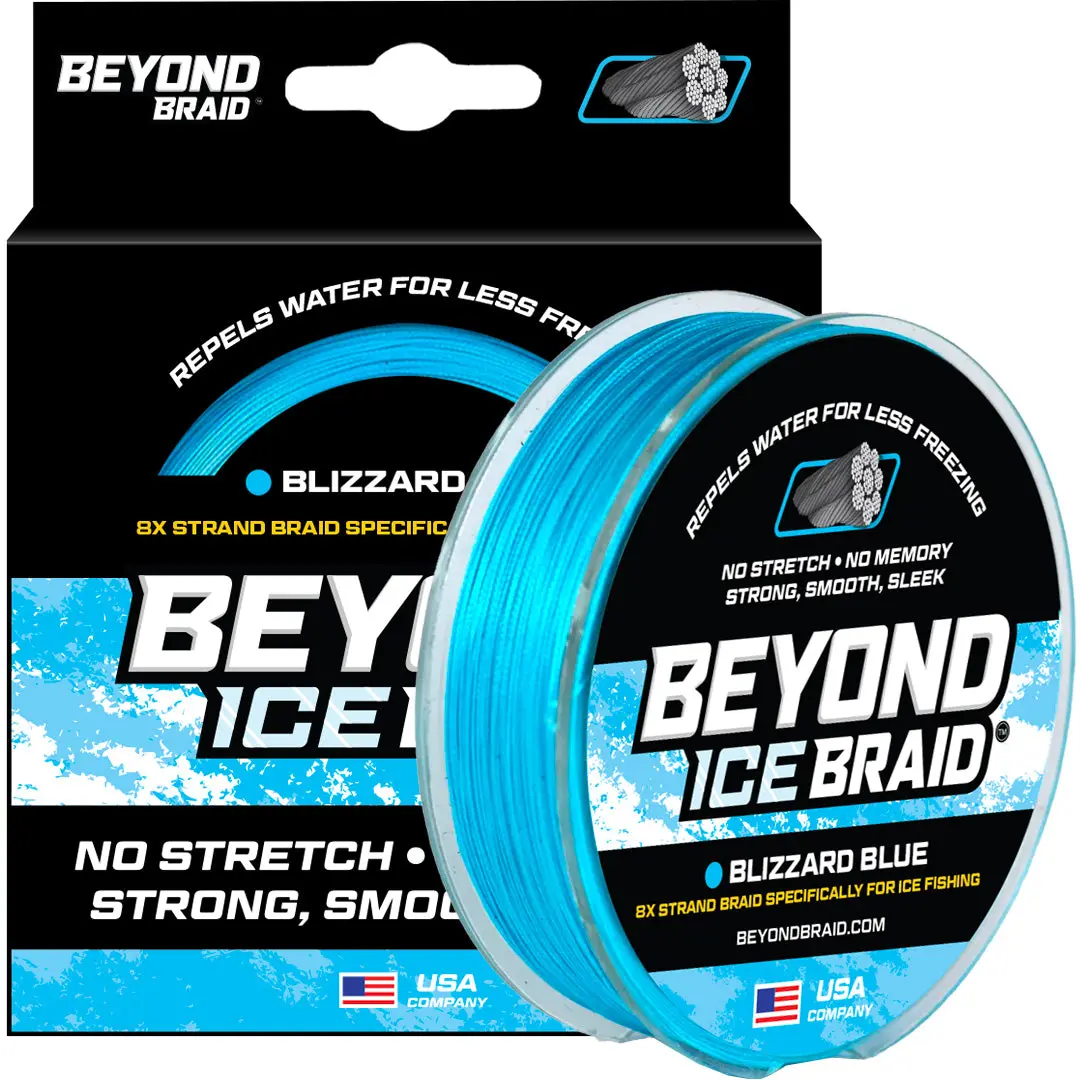 Beyond ICE Braid 100 Yard Spool - Blizzard Blue Beyond ICE Braid 100 Yard Spool - Blizzard Blue