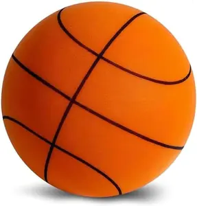 Silent Basketball Foam Basketball Indoor Training Ball Standard Hush Handle Basketball, Quiet Basketball Dribbling Indoor, Silent Swish Basketball 24cm silent basketball