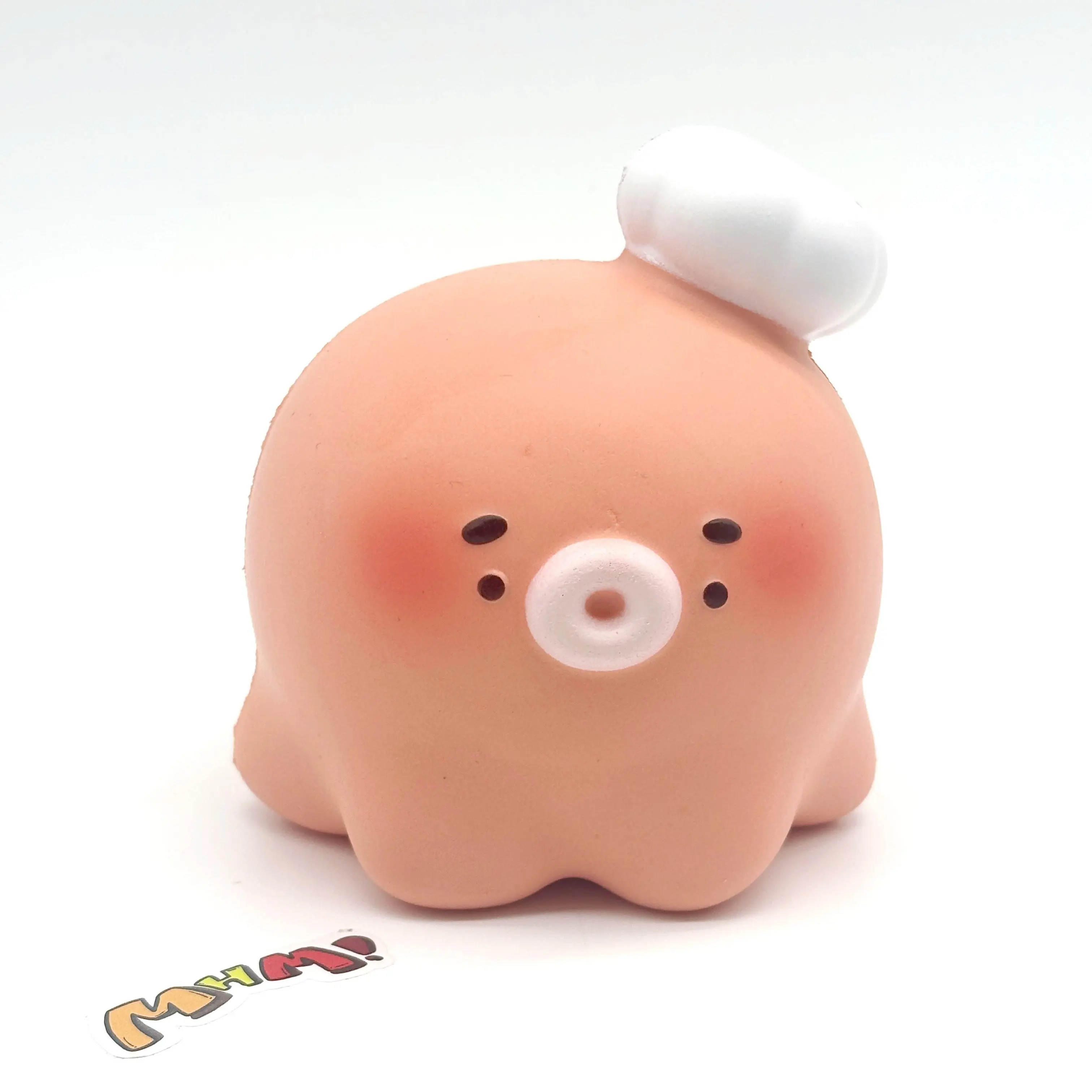 MHM Octopus Chef Slow Rising Squishy Toy, Soft Food-Themed Sensory Fidget Toy, Cute Kawaii Collectible Gift