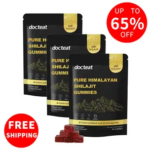 [GRAB 3 NOW]Shilajit Gummies With Ashwagandha, Gokshura & Black Ginger| 60 Gummies| Daily Care Support for Enhancing Physical Energy Vitality Supplement