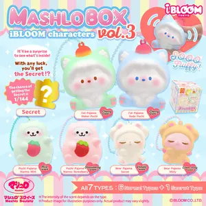 iBloom Squishy Mashlo Box iBLOOM Characters Vol.3 Blind Box Kawaii Soft Scented Slow Rising Stress Relief