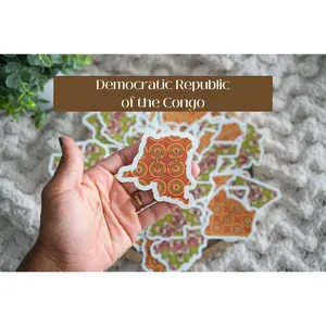 Democratic Republic of the Congo Sticker (Central African Stickers)