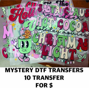Mystery DTF Transfers, DTF Print, Mystery Pack Bundle, DTF Transfer Ready For Press, Dtf Bundle, Heat Transfer, Mystery Bundle, Dtf Prints