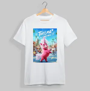Thelma the Unicorn Gift For Fan Cotton Print Unisex T-Shirt