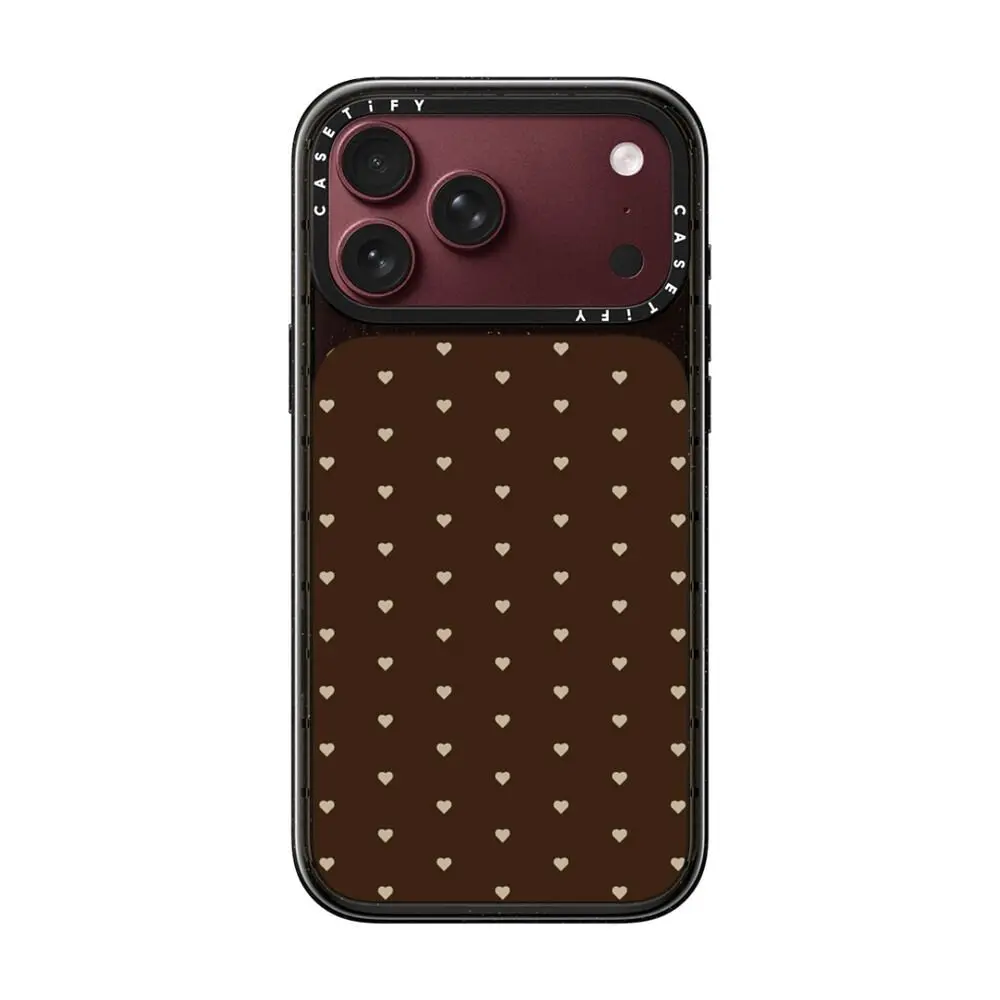 CASETiFY Impact MagSafe Case for iPhone 15/16/17/18 Series - Choco Dots