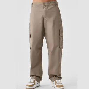 Coofandy Men's Cargo Ripstop Trouser: Durable Tactical Pants with Reinforced Nylon Fabric, Multi-Pocket Utility Design, and Weather-Resistant Finish for Outdoor Adventures or Urban Exploration.