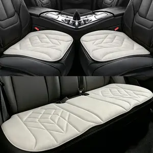 3-Piece Car Seat Cushion Set, Memory Foam Breathable Anti-Slip Pads, Pressure Relief Seat Cushion for Long Sitting Hours on Car