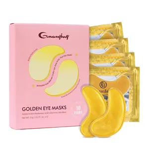 Gold Under Eye Patches, Eye Masks for Puffy Eyes and Dark Circles, Gifts for Women - Travel Essentials, Gel Under Eye Patches for Bridesmaid