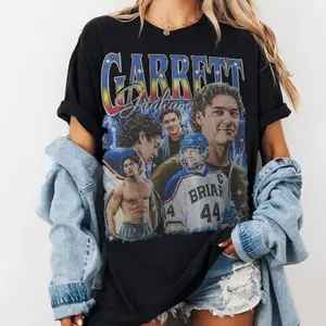 Garrett Graham Off-Campus Boy Romance T-Shirt, No 44 College Sports Graphic Tee, Bootleg Rap Style Fictional Character Heavyweight Cotton Shirt for Women U9H