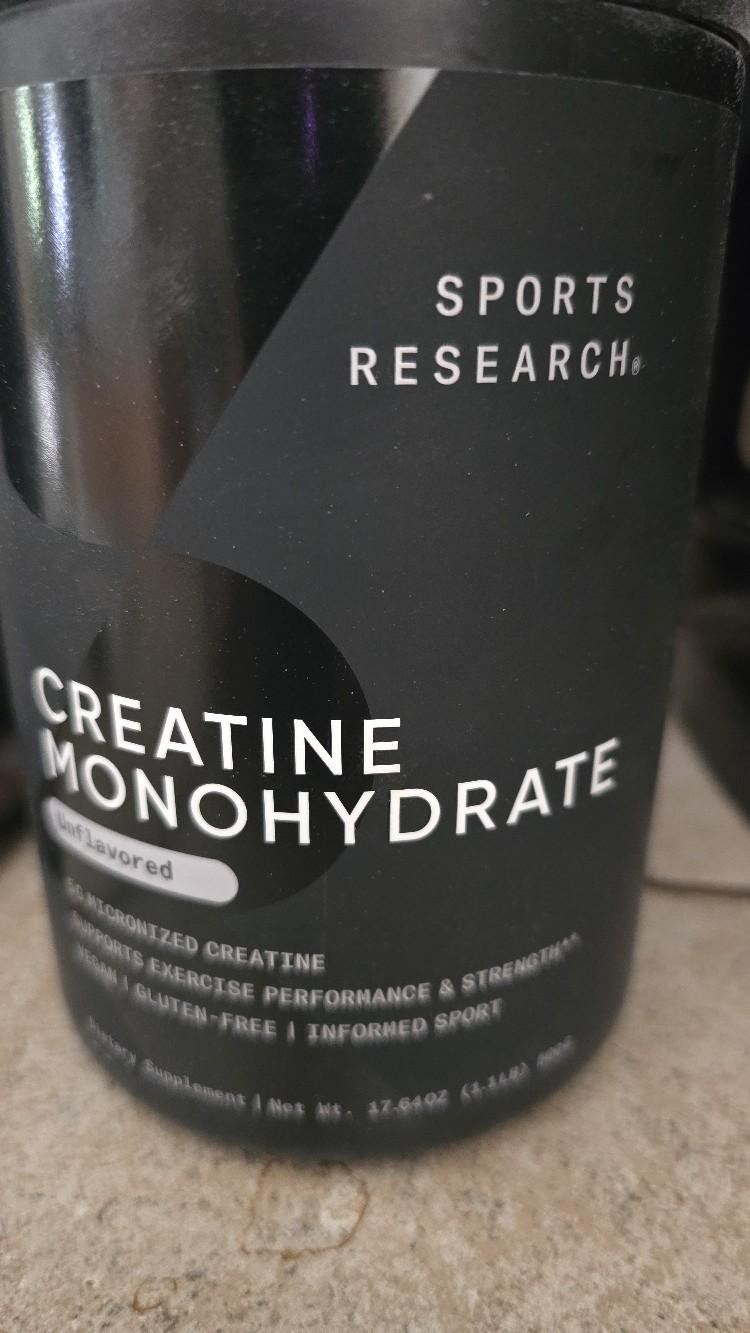 Sports Research Creatine Monohydrate Supplement for Health and Fitness ...