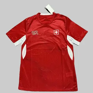 Switzerland Soccer jersey Unisex S-2XL Home Grade: AAA Quickly dying Wicking Clearance sale Ready Stock Cheap