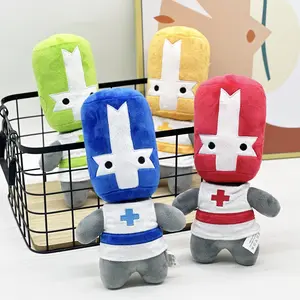 Castle Crashers Plush Toys – Adorable 4-Color Set Inspired by the Hit Game! Perfect Birthday Gift for Kids and Collectors!