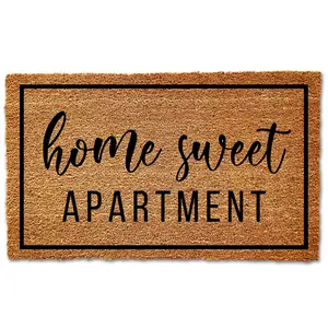 Home Sweet Apartment Doormat, Welcome Mat, Housewarming Gift, Welcome Doormat, Funny Doormat, Cute Doormat, Front Door Mat, Home Sweet Home