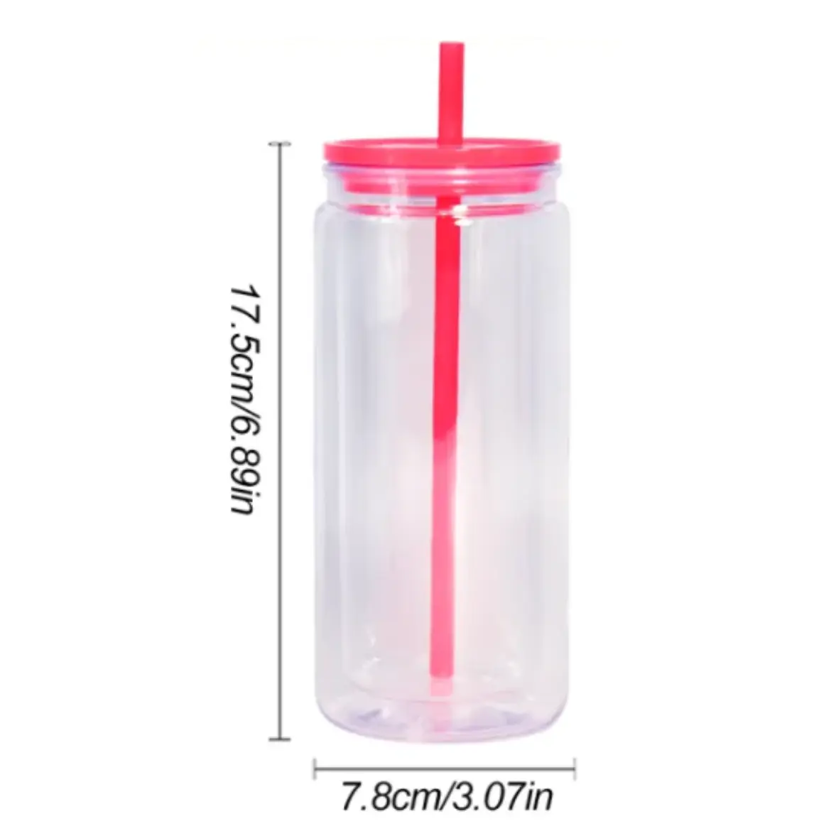 20oz Acrylic Snowglobe Cup