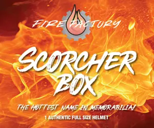 Fire Factory Scorcher Box! Full Size Authentic Helmet. Case of 4
