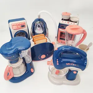 Kitchen Appliances Toy, 1 Set Simulated Kitchen Appliances Toy with Light & Sound, Pretend Play Kitchen Toy for Kids, Toddler Kitchen