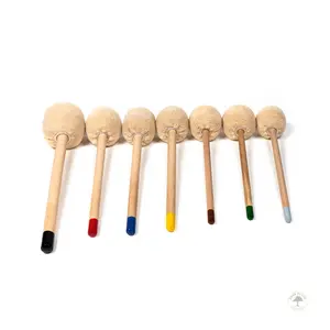 Tone of Life Pro Gong Mallets - Wood Handle Long