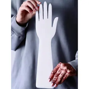 Acrylic Hand for Henna Practice - Reusable Plastic Board for Henna Cones Paste |   Beginners Henna Kit for Mehendi Art