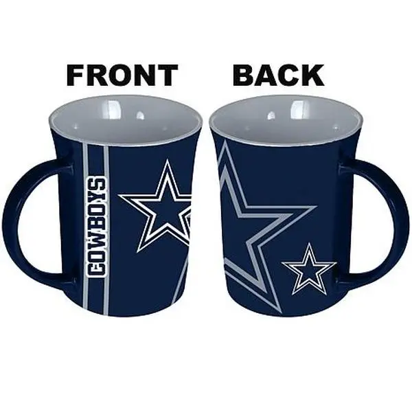 Football Fan Shop MemoryCo Officially Licensed NFL 15oz Reflective Mug - Cowboys Football Fan Shop MemoryCo Officially Licensed NFL 15oz Reflective Mug - Cowboys