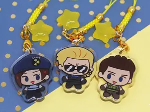 S.T.A.R.S. Wesker, Jill, Chris | Inspired by Resident Evil | ACRYLIC KEYCHAIN