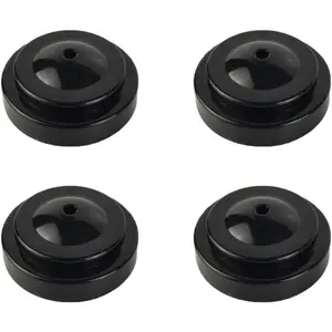 4 Pack Desk Flag Holder Black Miniature Flag Stands 1 Hole Black Base For 4"x6" 5"x8" Stick Desk Flags Holders for Almost All Small Mini Flags