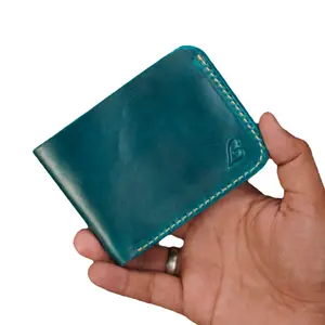 Men’s Handmade Full Grain Leather Wallet Slim wallet  Bifold, Compact and Durable Genuine Leather Card Holder for Everyday Use – Stylish, Fits Front Pocket, Ideal Gift for Him