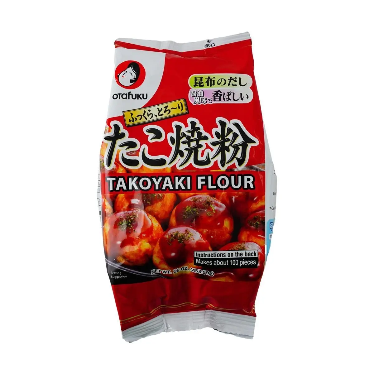 Otafuku Takoyaki Flour Mix 453.59g - Authentic Japanese Batter for Crispy Octopus Balls