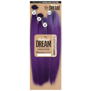 Zury Sis Natural Dream Multi Yaky 18 20 22 With 5 Inch Deep Closure