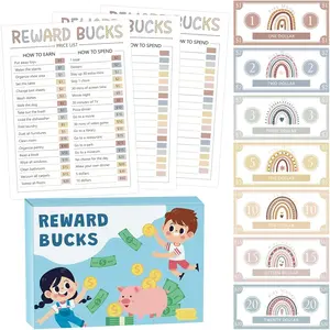 Reward Bucks Charts for  - 633  to School Gifts Good Behavior Boho Reward Chore Chart for , Family Housework Plan Earn Commend Boho Props, Parent  Play  Behavior List