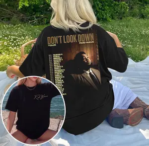 Don't Look Down Tour 2026 Fans 2 Sided T-Shirt, Rod Wave Fan Shirt