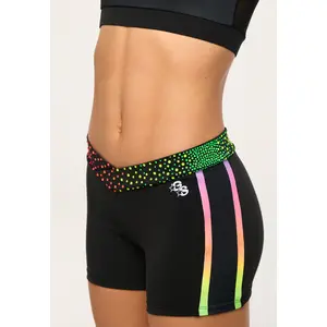 Standard Double Strip Shorts - Redline Glow Tour