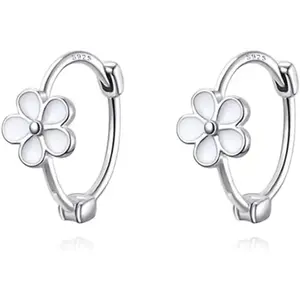 925 Sterling Silver Flower women's Earrings for Little Girls Hypoallergenic Dainty Daisy Studs Kids Gift Daughter Everyday accessories women Wear Gift,Childrens Day Gift