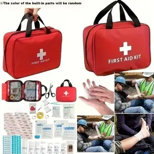 First Aid Kit 330 Pack, Premium Waterproof Hard Shell Medical Kit for Car, Home, Office, Travel, Camping, Sports, Outdoor, School - Emergency First Aid Supplies and Survival Kit