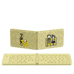 Foldable Ultra-thin Wireless Bluetooth Portable Multifunctional Notebook Tablet Keyboard