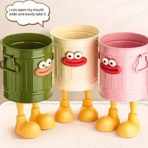 Cute DIY Cartoon Pen Holder, Office Supplies Organizer, Desktop Storage Box, Ideal Gift for Learning or Home Use, Pencil Case, Stationery Bag