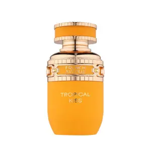 Fragrance World Tropical Kiss U EDP - Unisex Fragrances, 3.4oz Creamy Floral Scent with Beach Vibe & Lingering Trail