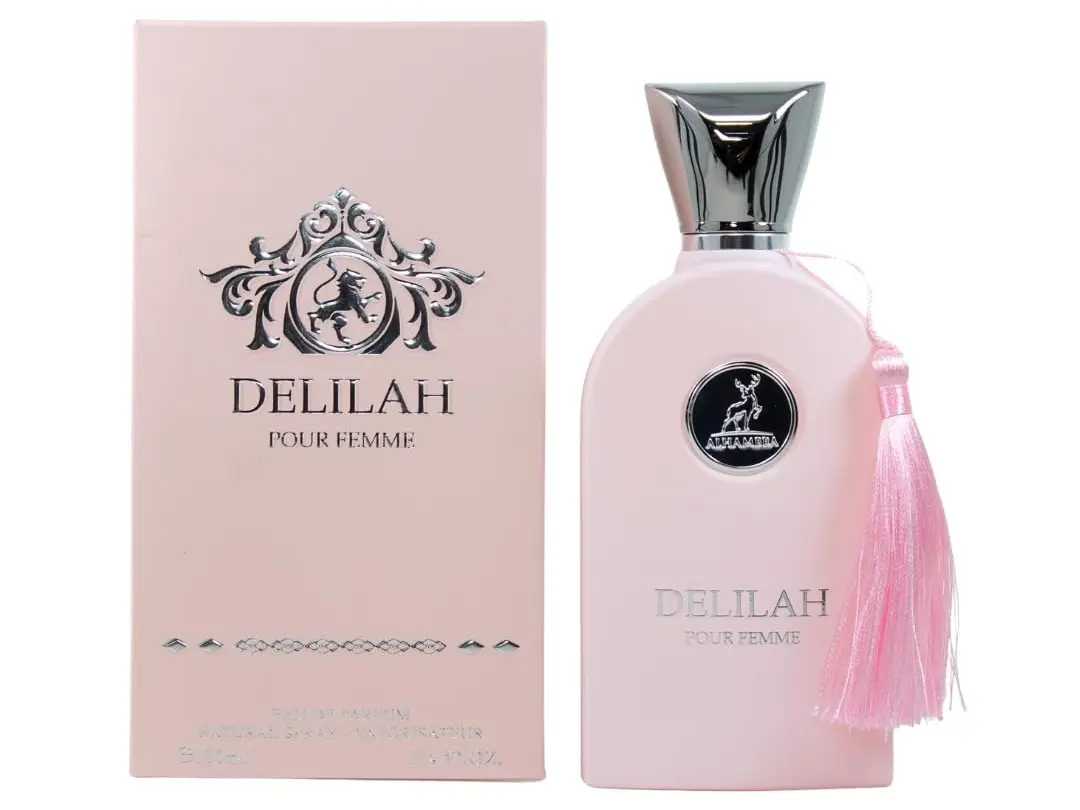 Lattafa Maison Alhambra Delilah Pour Femme Eau de Parfum – 100ml (3.4 fl oz) – A Luxurious & Feminine Fragrance