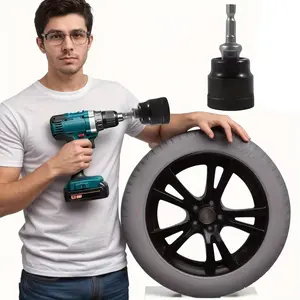 Heavy-Duty Jack Wrench with Socket Combination Tool - Professional Automotive Tire Removal & Wheel Lug Nut Wrench, Compatible with Scissor Lift Jacks, No Assembly Required - for Mechanics, Garage, DIY Car Repair - Industrial Strength Construction