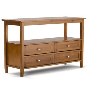 Warm Shaker Console Table