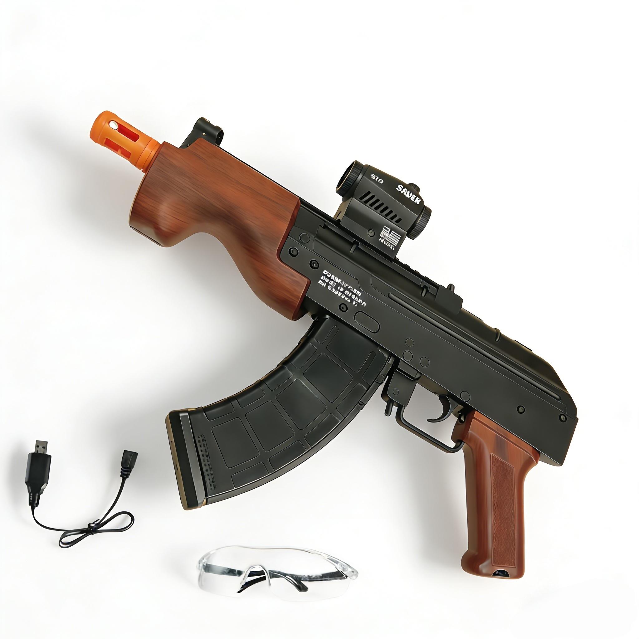 Electric Automatic Game Toy Launcher,with a non-removable orange muzzle