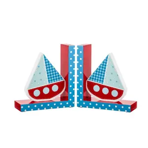 Borders Unlimited  Ahoy Sailboat Bookends