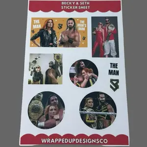 Becky & Seth Inspired Vinyl Sticker Sheet