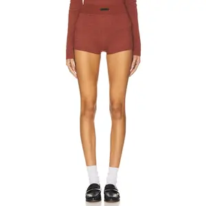 Fear of God ESSENTIALS Waffle Boxer in Crimson