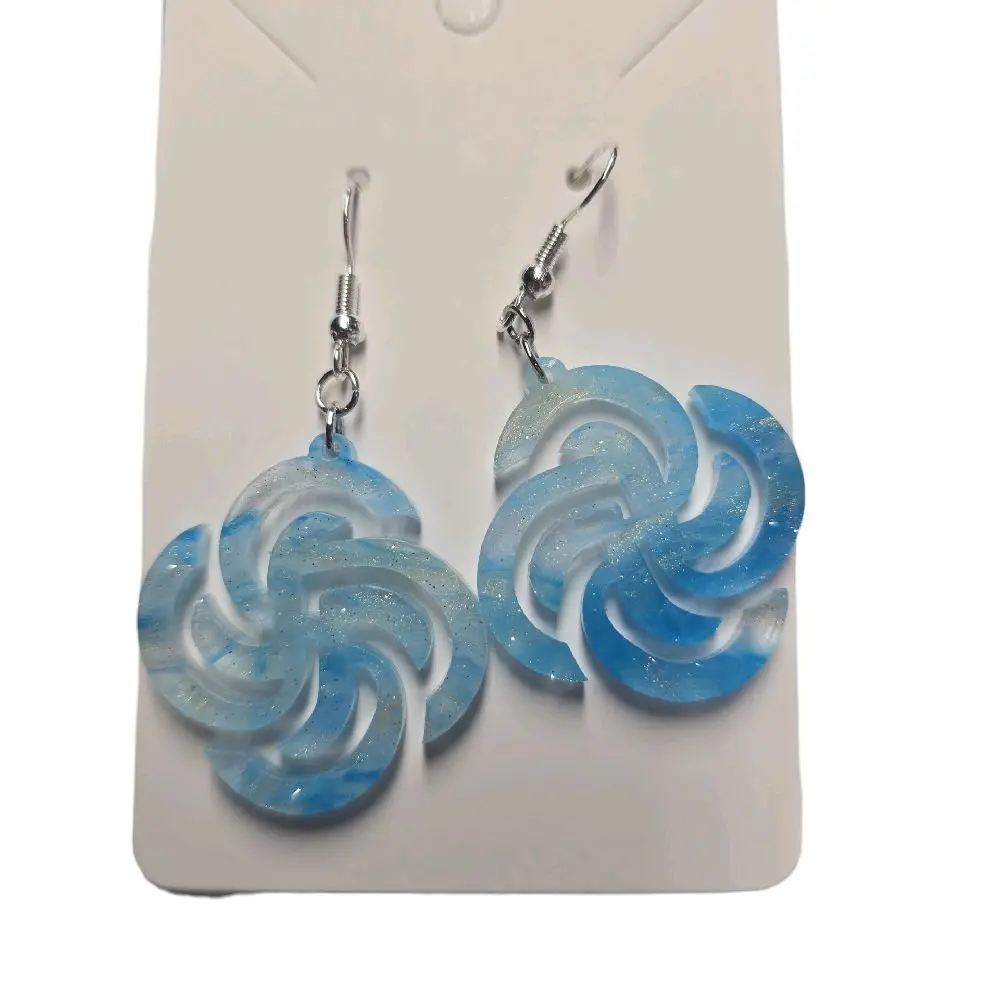 234) Boho Swirl Earrings!